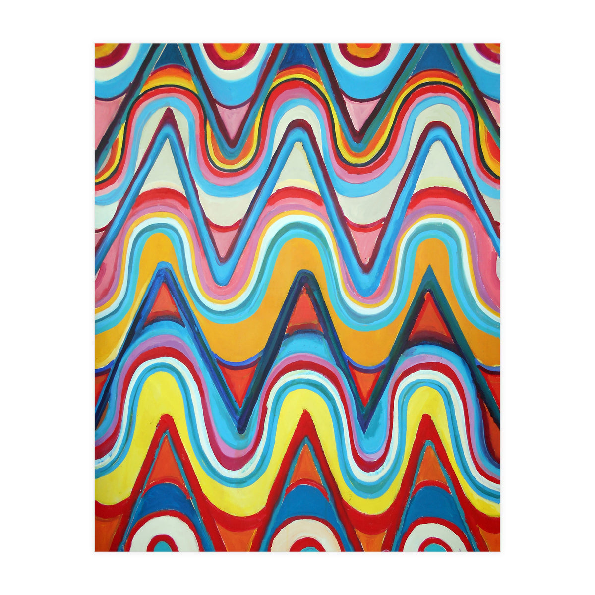 Ondas Y Triangulos (Print Only)