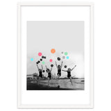 Vintage Women Black & White Photography Balloons Freedom Feminism Women's Rights Individuality thumbnail