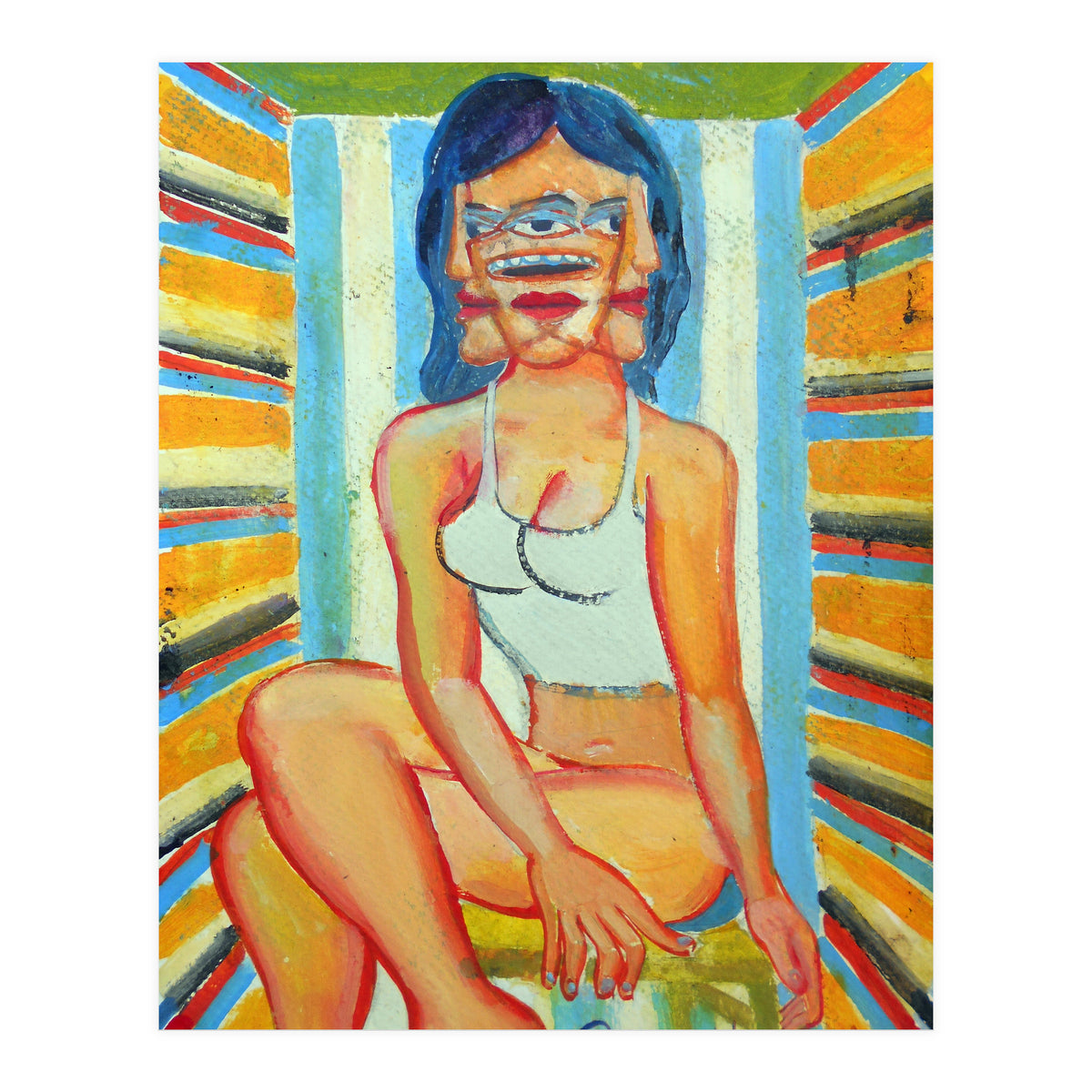 Mujer En La Silla 11 (Print Only)