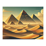 Vintage Egypt, Pyramids Of Giza Poster (Print Only) thumbnail