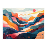 Abstract Mountain Landscape Art (Print Only) thumbnail