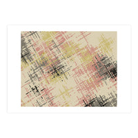 Geometric Cross Patterns Muted  (Print Only)