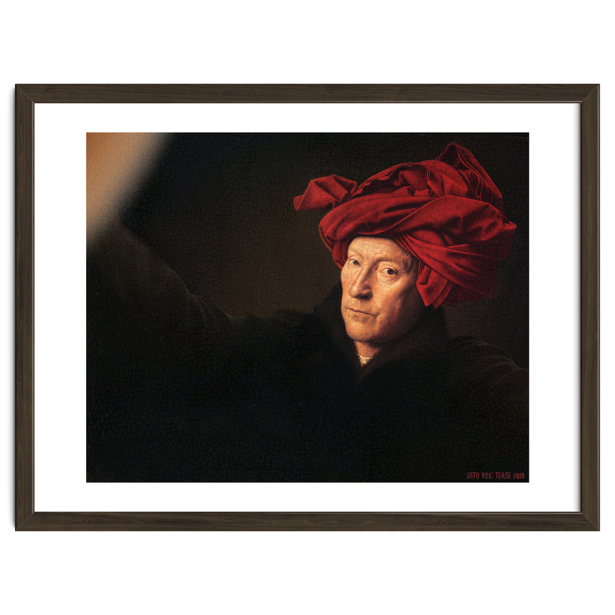 Man In A Turban - Jan Van Eyck - Selfie