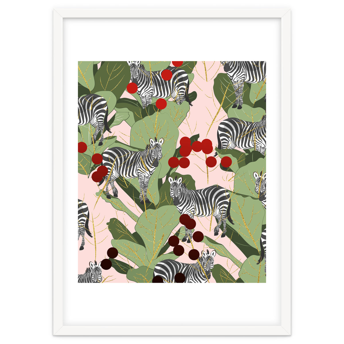 Zebra Harem #society6 #decor #buyart