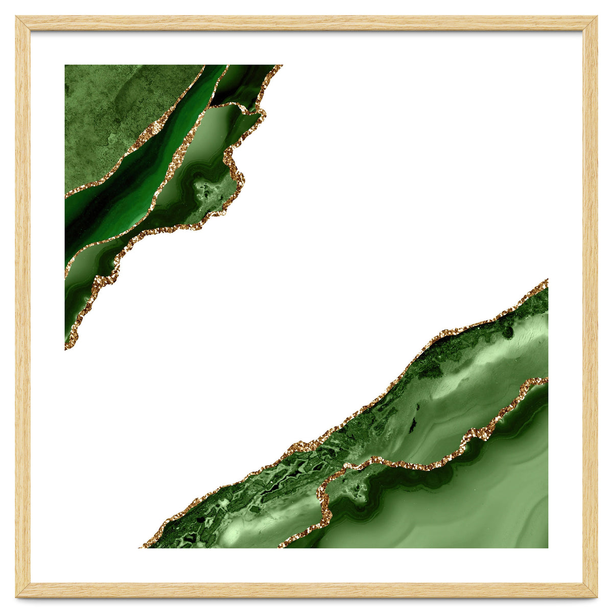 Green & Gold Agate Texture 19