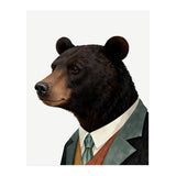 Black Bear In Suit (Print Only) thumbnail