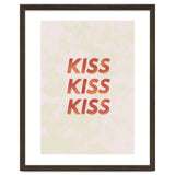 Kiss Kiss Kiss Love Typography thumbnail