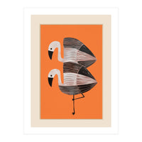 Tangerine Flamingos (Print Only)