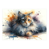 Whimsical Kitten Splash (Print Only) thumbnail