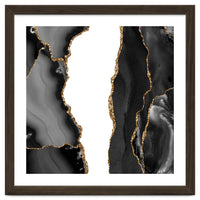 Black & Gold Agate Texture 07