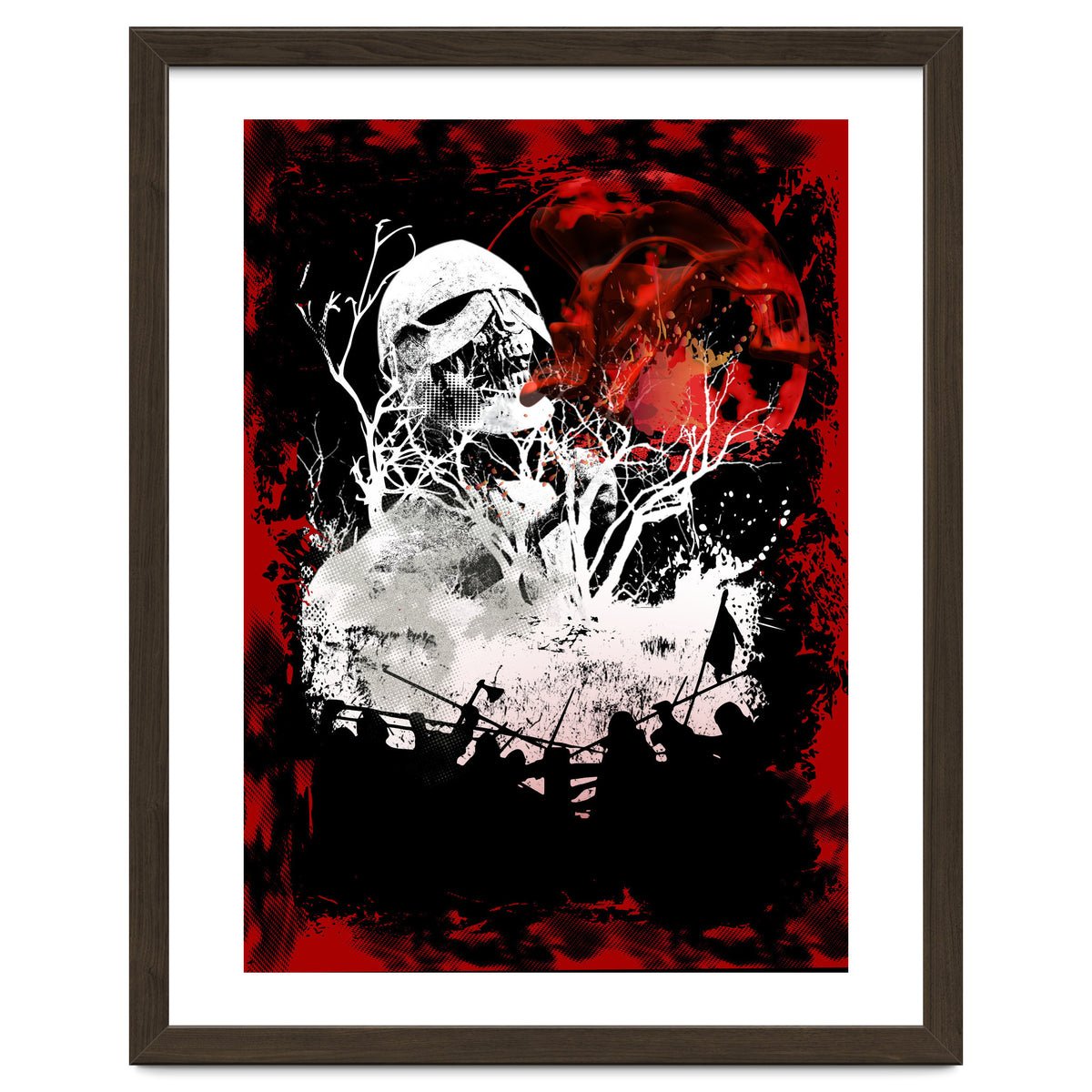 Viking Grinning Skull