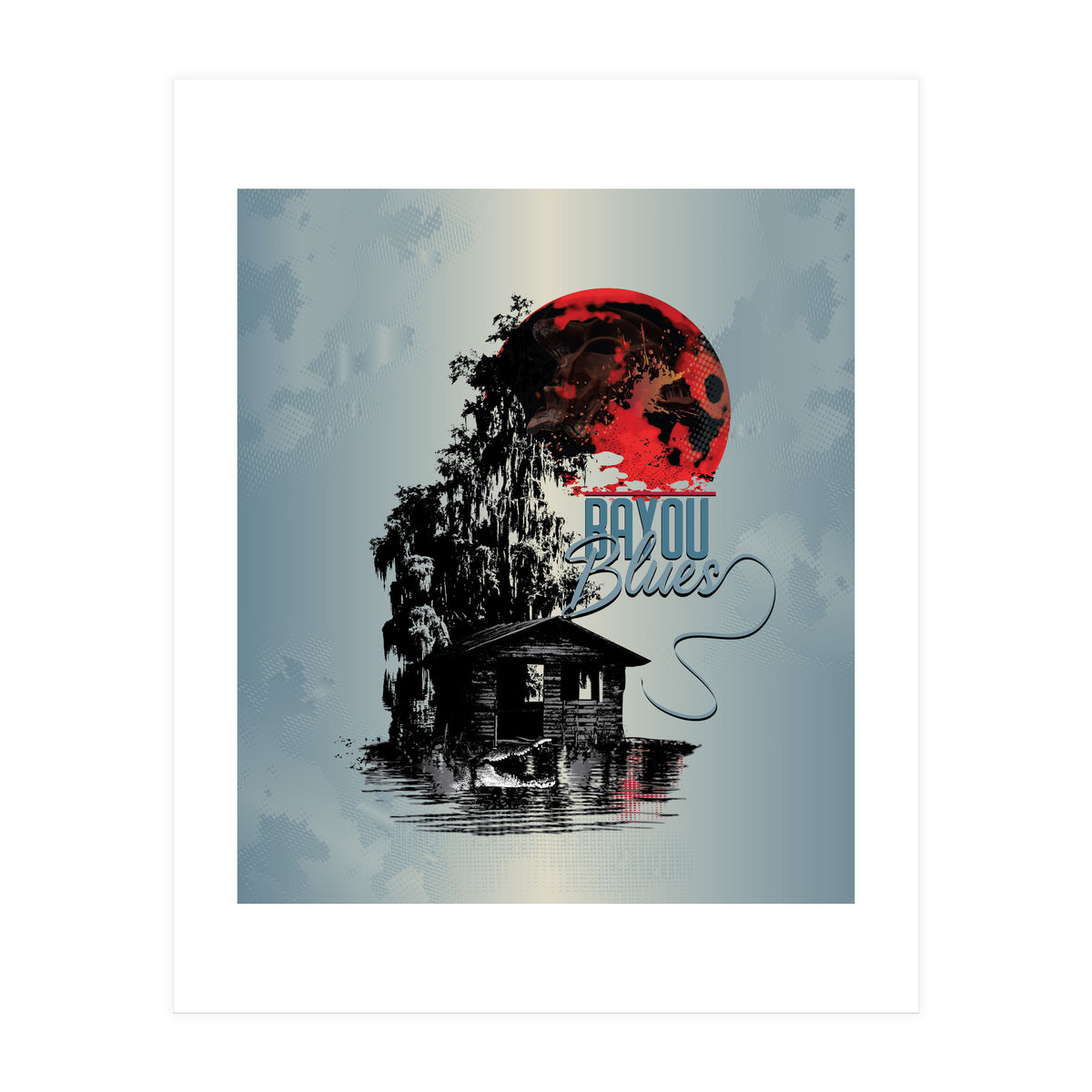 Bayou Blues Swamp (Print Only)
