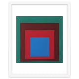 Josef Albers - HOMAGE TO THE SQUARE: Green, Red, Blue thumbnail
