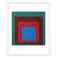 Josef Albers - HOMAGE TO THE SQUARE: Green, Red, Blue