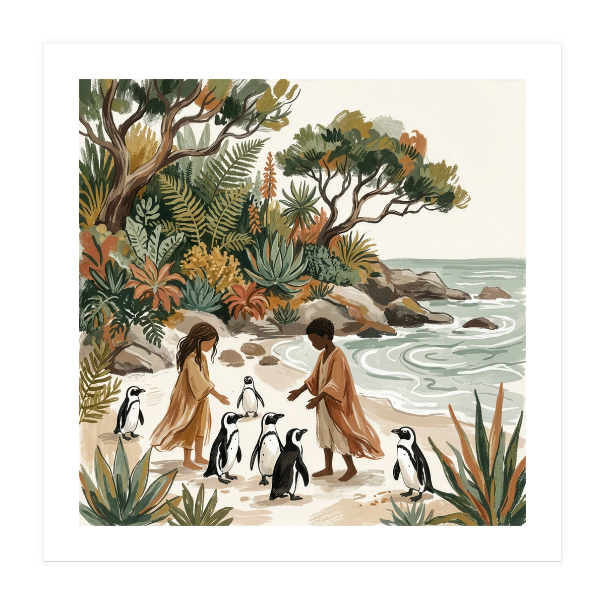 Oceanic Wildlife Friends (Print Only)