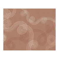 calming essentials loops terracotta (Print Only)