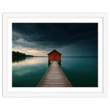 Moody Boathouse Photography Lake House thumbnail