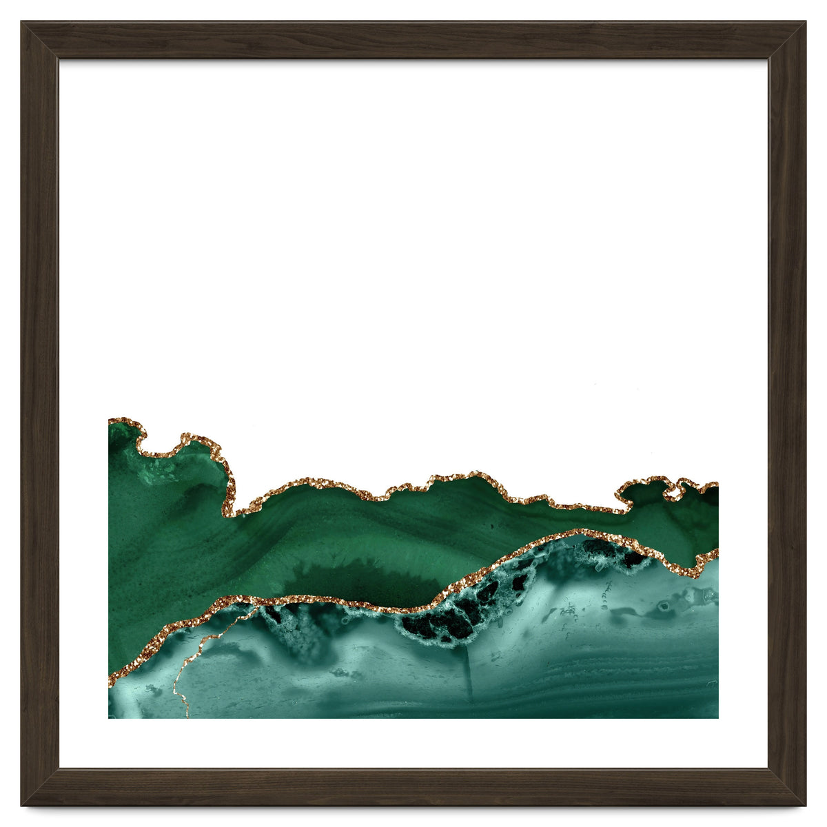 Emerald & Gold Agate Texture 12