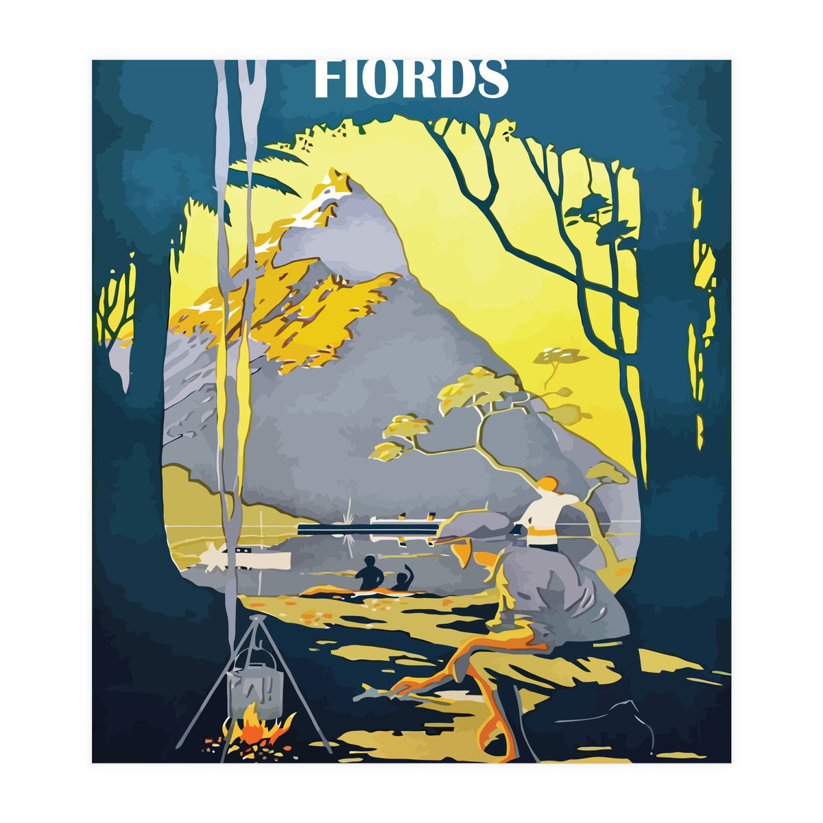 New Zealand Fiords (Print Only)