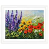 Radiant Summer Wildflower Meadow Oil Painting thumbnail