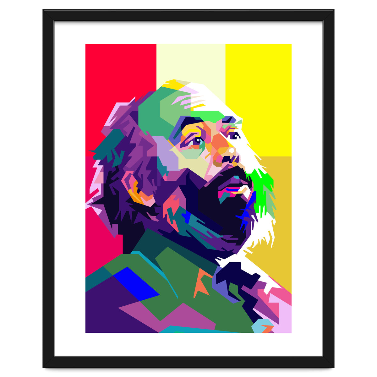 Luciano Pavarotti Opera Musical Pop Art WPAP