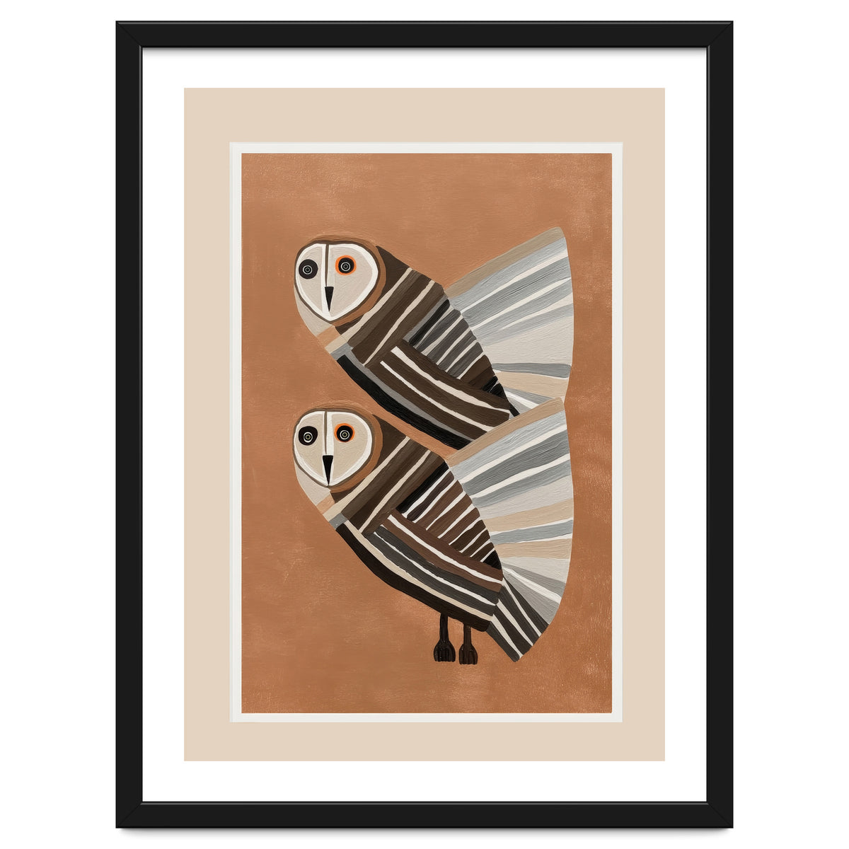 Striped Owl Pair