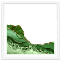 Green & Gold Agate Texture 23
