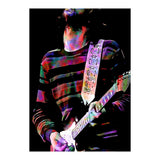 Eric Clapton American Rock and Blues Guitarist in Colorful (Print Only) thumbnail