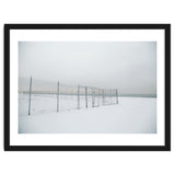 Fence in the Winter seascape thumbnail