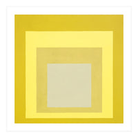 JOSEF ALBERS - HOMAGE TO THE SQUARE YELLOW WHITE (Print Only)