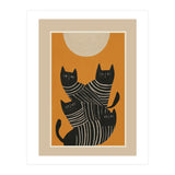 Abstract Black Cats (Print Only) thumbnail