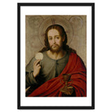 Juan de Juanes / 'The Saviour', 1545-1550, Spanish School, Oil on panel, 73 cm x 49 cm, P00845. thumbnail