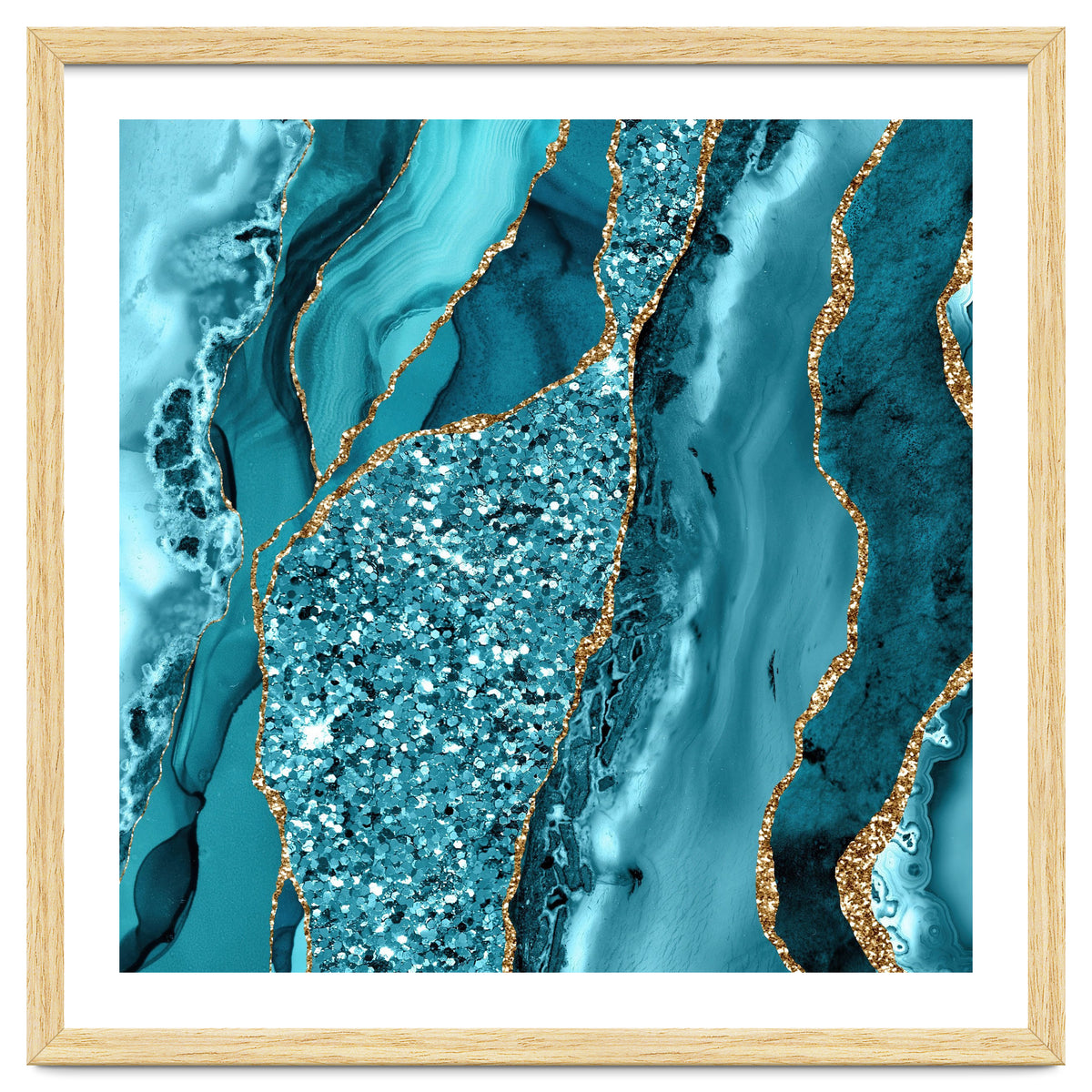 Agate Glitter Ocean Texture 11