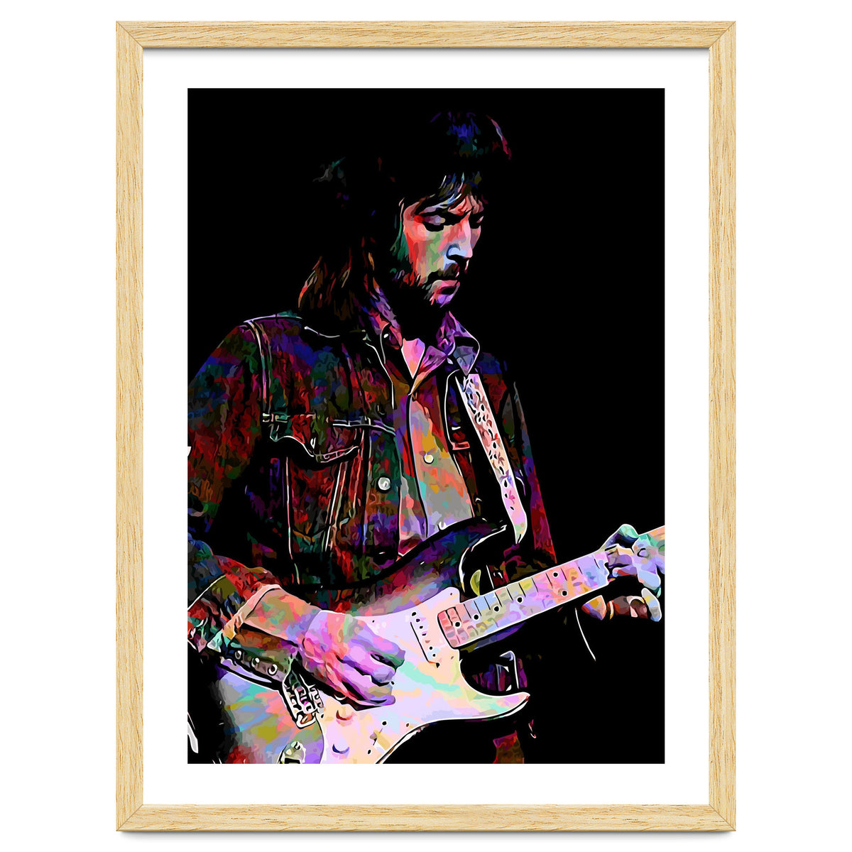Eric Clapton Rock and Blues Guitarist Legend v2