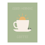 GOOD MORNING COFFEE with birds (Print Only) thumbnail