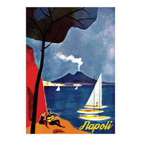 Napoli, Romantic Scene (Print Only)