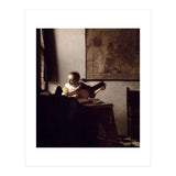 'The Lute Player', 1663-1664, Oil on canvas, 51,4 x 45,7 cm. (Print Only) thumbnail