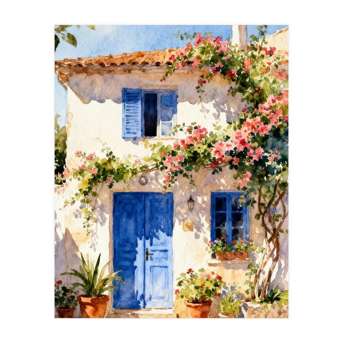 Matisse Inspired Front House (Print Only)