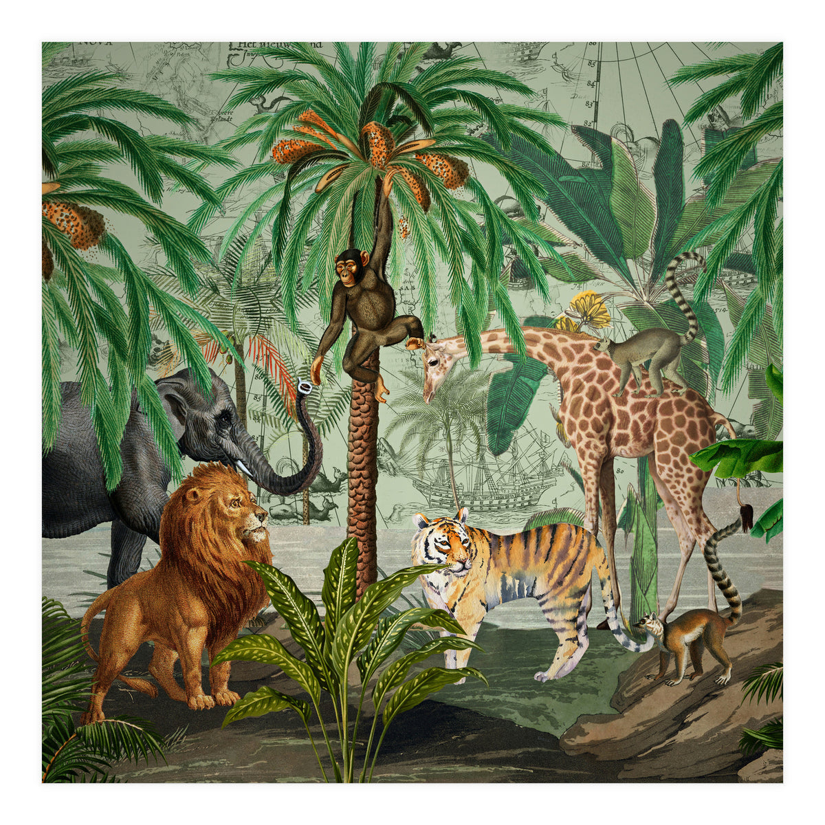 Vintage African Adventure (Print Only)