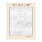 Portrait of Count Honoré de La Riboisière – Antoine-Jean Gros (ascii art)  (Print Only) thumbnail