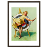 Pinup Sexy Girl On A Target thumbnail
