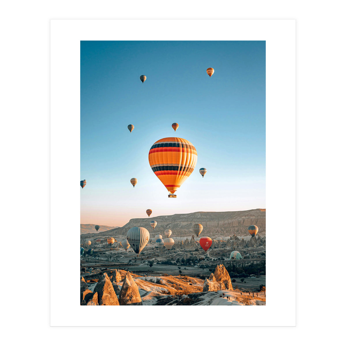 Hot Air Balloons Cappadocia Sunrise (Print Only)
