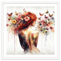 Butterfly Profile In Bloom