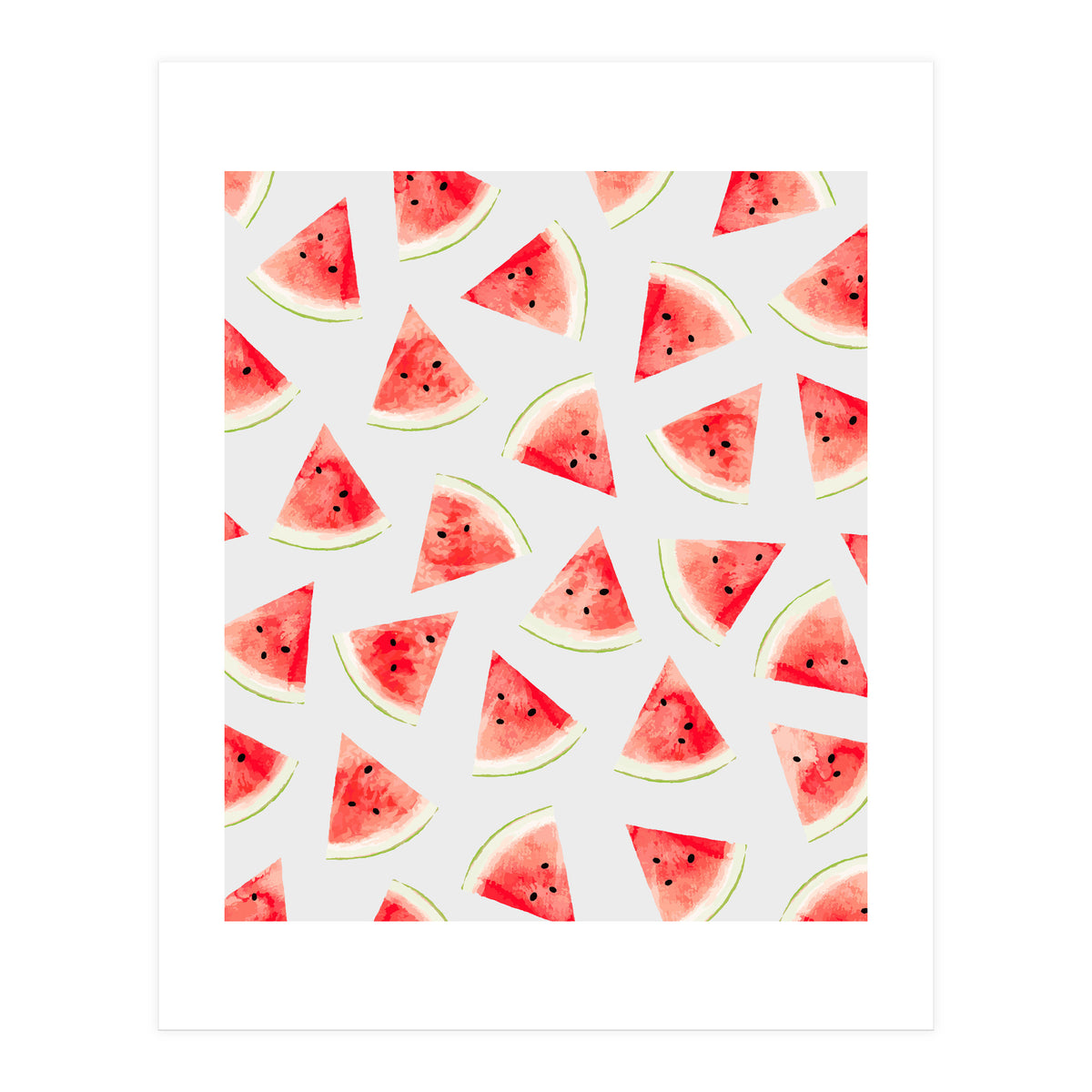Watercolor Watermelon Pattern (Print Only)