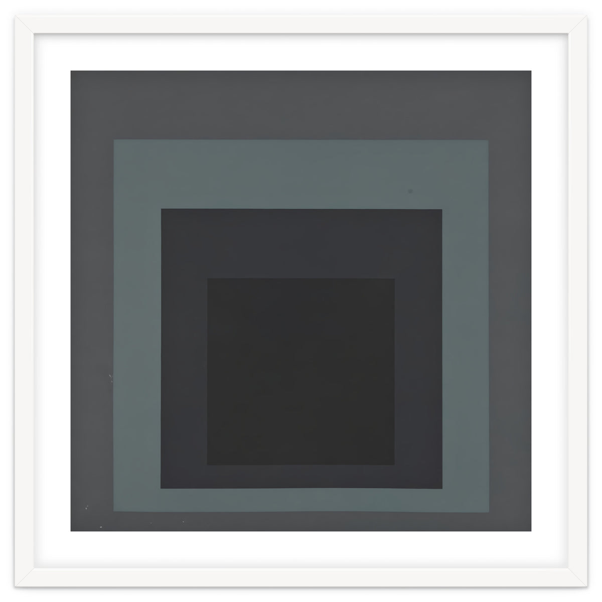 JOSEF ALBERS - HOMAGE TO THE SQUARE BLACK GREY
