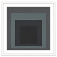 JOSEF ALBERS - HOMAGE TO THE SQUARE BLACK GREY
