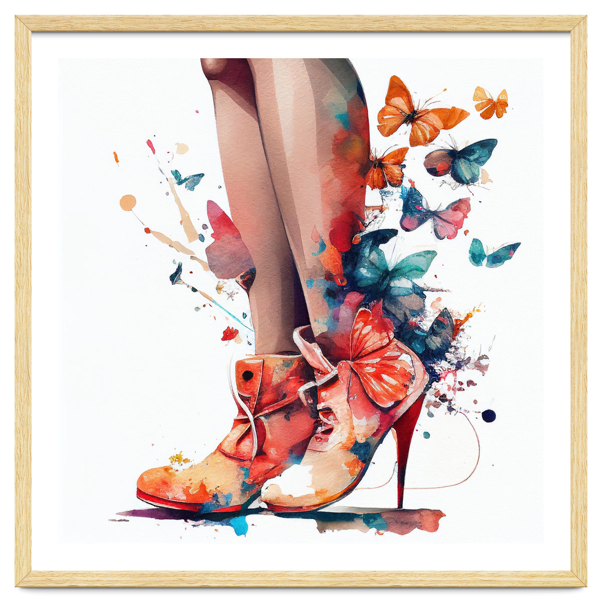 Butterfly Heels Splash