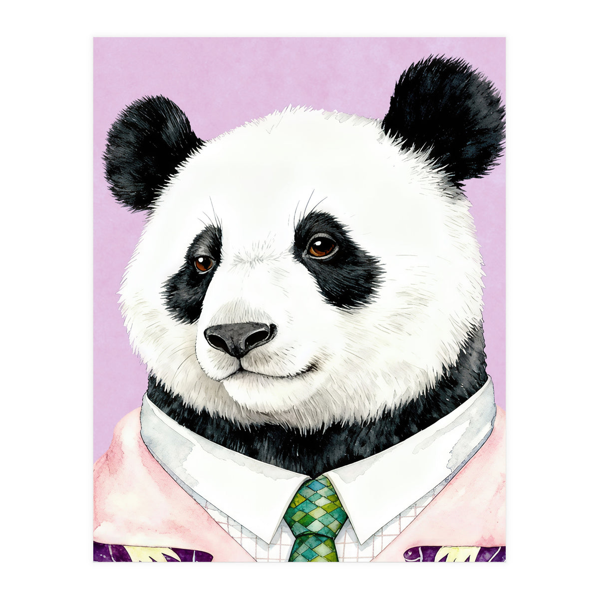 Dapper Panda Portrait (Print Only)