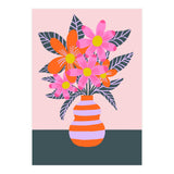 Colorful Flowers In a Vase (Print Only) thumbnail