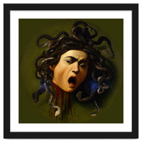 Caravaggio – Medusa | Baroque Mythological Painting Head of Medusa